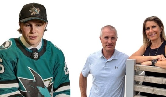 "Jag pratade med min mamma" – hela familjen Stenberg såg NHL-draften i Buffalo